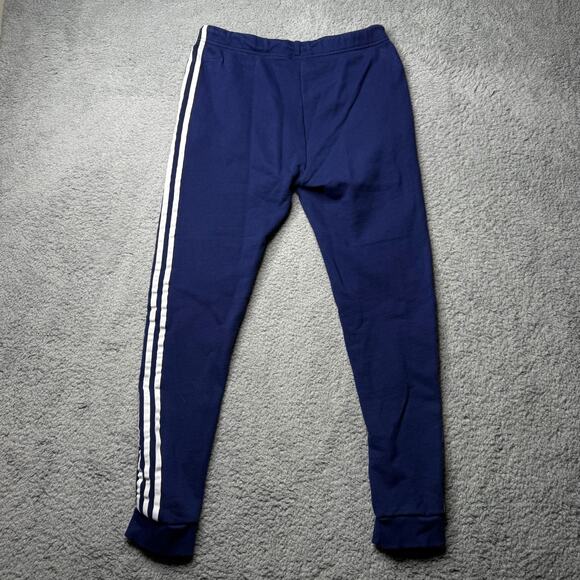 Adidas Pants Adult Medium Blue Logo Jogger Sweatpants - Picture 2 of 10